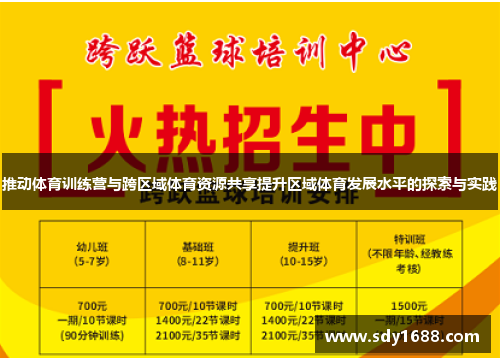 推动体育训练营与跨区域体育资源共享提升区域体育发展水平的探索与实践